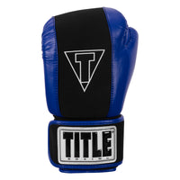 variant:black/blue::TITLE Boxing Gel Washable Fitness Gloves 3.0 front view