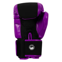 variant:black/purple::TITLE Boxing Gel Washable Fitness Gloves 3.0 back view