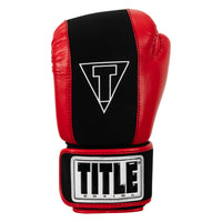 variant:black/red::TITLE Boxing Gel Washable Fitness Gloves 3.0 front view