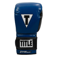 variant:Blue/Black::TITLE Boxing Gel Glory Super Bag Gloves 2.0 back view