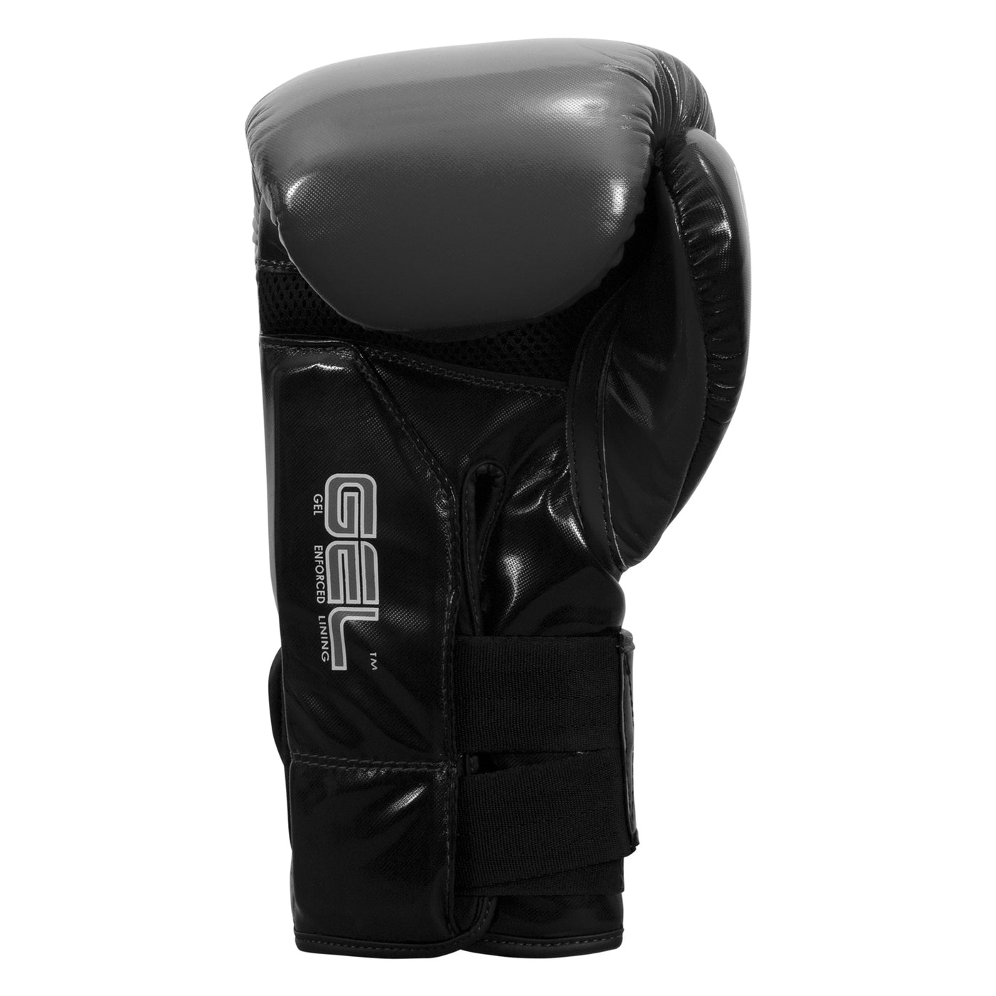 variant:Grey/Black::TITLE Boxing Gel Glory Super Bag Gloves 2.0 palm view