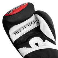 variant:Black/Grey/Red::TITLE Boxing Gel Rush Bag Gloves lay down view