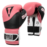 variant:Pink/Black::TITLE Boxing Gel Suspense Training Gloves second view