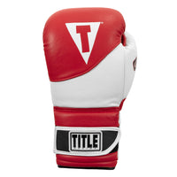 variant:Red/White::TITLE Boxing Gel Suspense Training Gloves back view