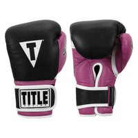 color:black/purple::TITLE Boxing Gel World 2.0 Bag Gloves main view