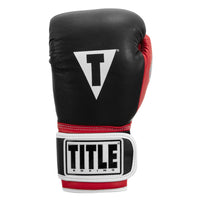 variant:black/red::TITLE Boxing Gel World 2.0 Bag Gloves front view