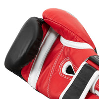 variant:black/red::TITLE Boxing Gel World 2.0 Bag Gloves palm view