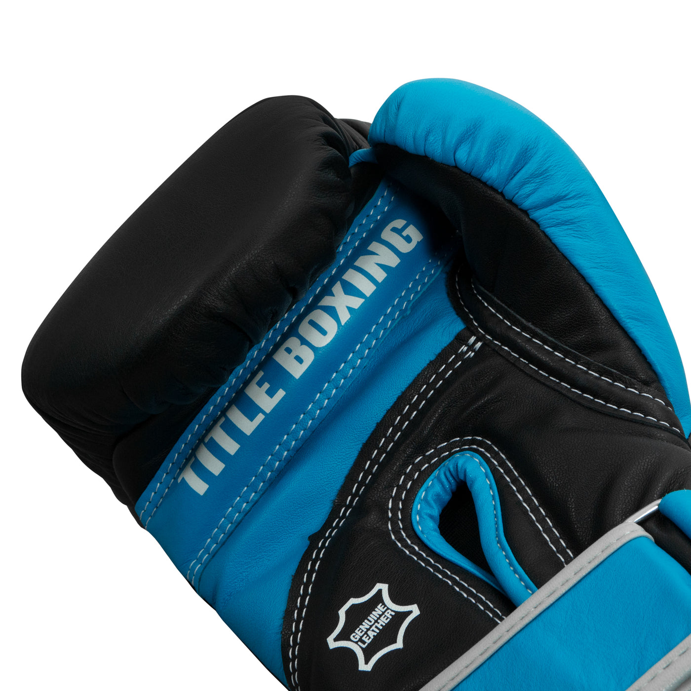 variant:Black/Light Blue::TITLE Boxing Gel World V2T Bag Gloves fifth image