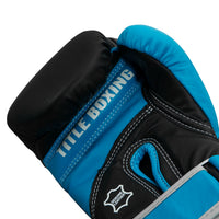 variant:Black/Light Blue::TITLE Boxing Gel World V2T Bag Gloves fifth image