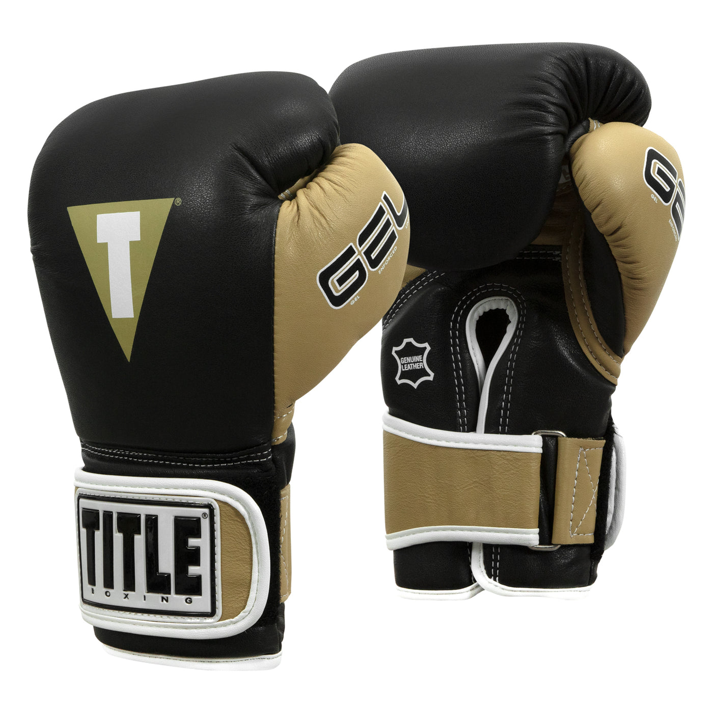 variant:Black/Gold/White::TITLE Boxing Gel World V2T Bag Gloves second view