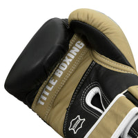variant:black/gold/white::TITLE Boxing Gel World V2T Bag Gloves fifth view
