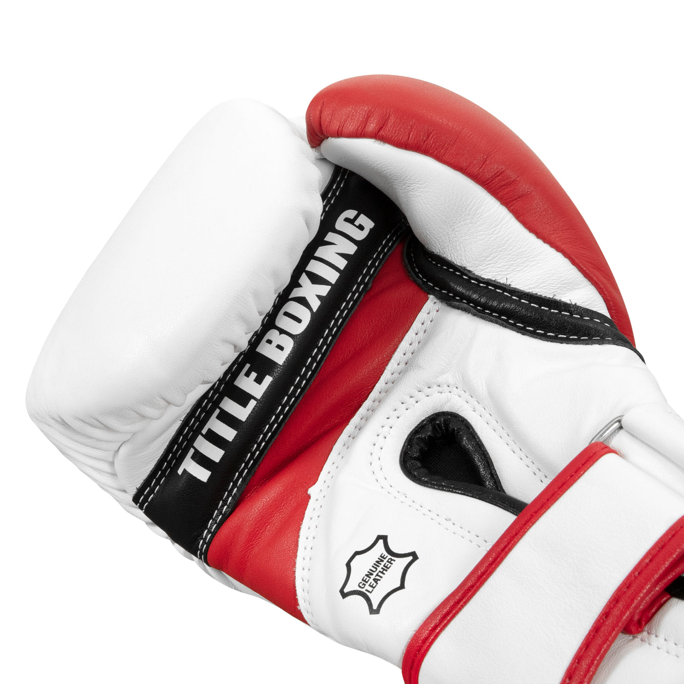 variant:white/red::TITLE Boxing Gel World V2T Bag Gloves fifth view