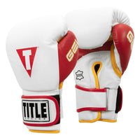 variant:white/red/gold::TITLE Boxing Gel World V2T Bag Gloves second view