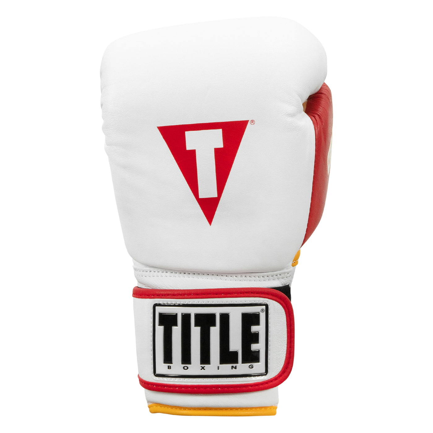variant:white/red/gold::TITLE Boxing Gel World V2T Bag Gloves third view