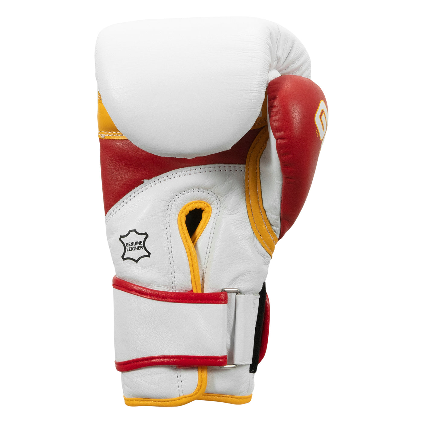 variant:white/red/gold::TITLE Boxing Gel World V2T Bag Gloves fourth view