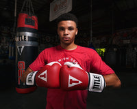 variant:Red::TITLE Boxing Gel World Elastic Training Gloves