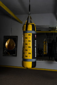 variant:110 lbs::TITLE Boxing Greatest Heavy Bag Ever hanging bag view
