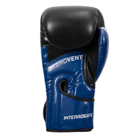 variant:blue/black::TITLE Boxing Infused Foam Interrogate Training Gloves 2.0 fourth view
