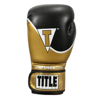 variant:gold/black::TITLE Boxing Infused Foam Interrogate Training Gloves 2.0 third view