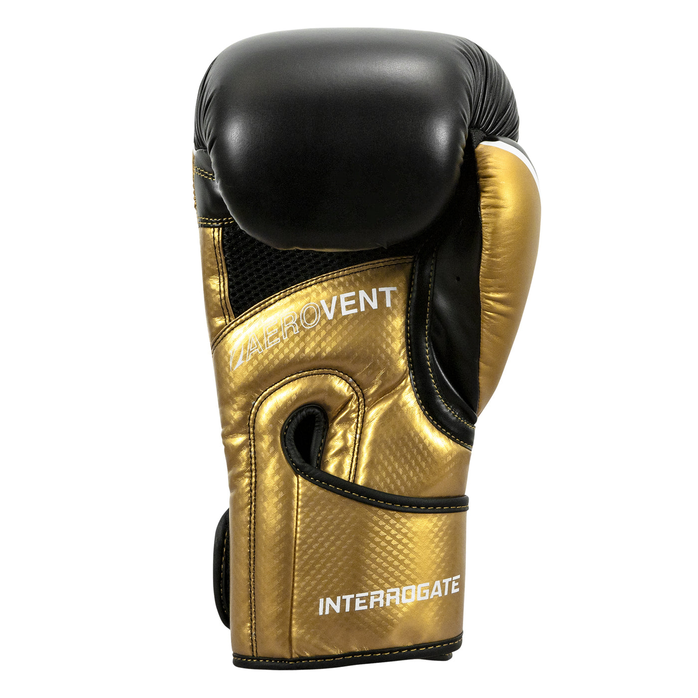 variant:gold/black::TITLE Boxing Infused Foam Interrogate Training Gloves 2.0 fourth view