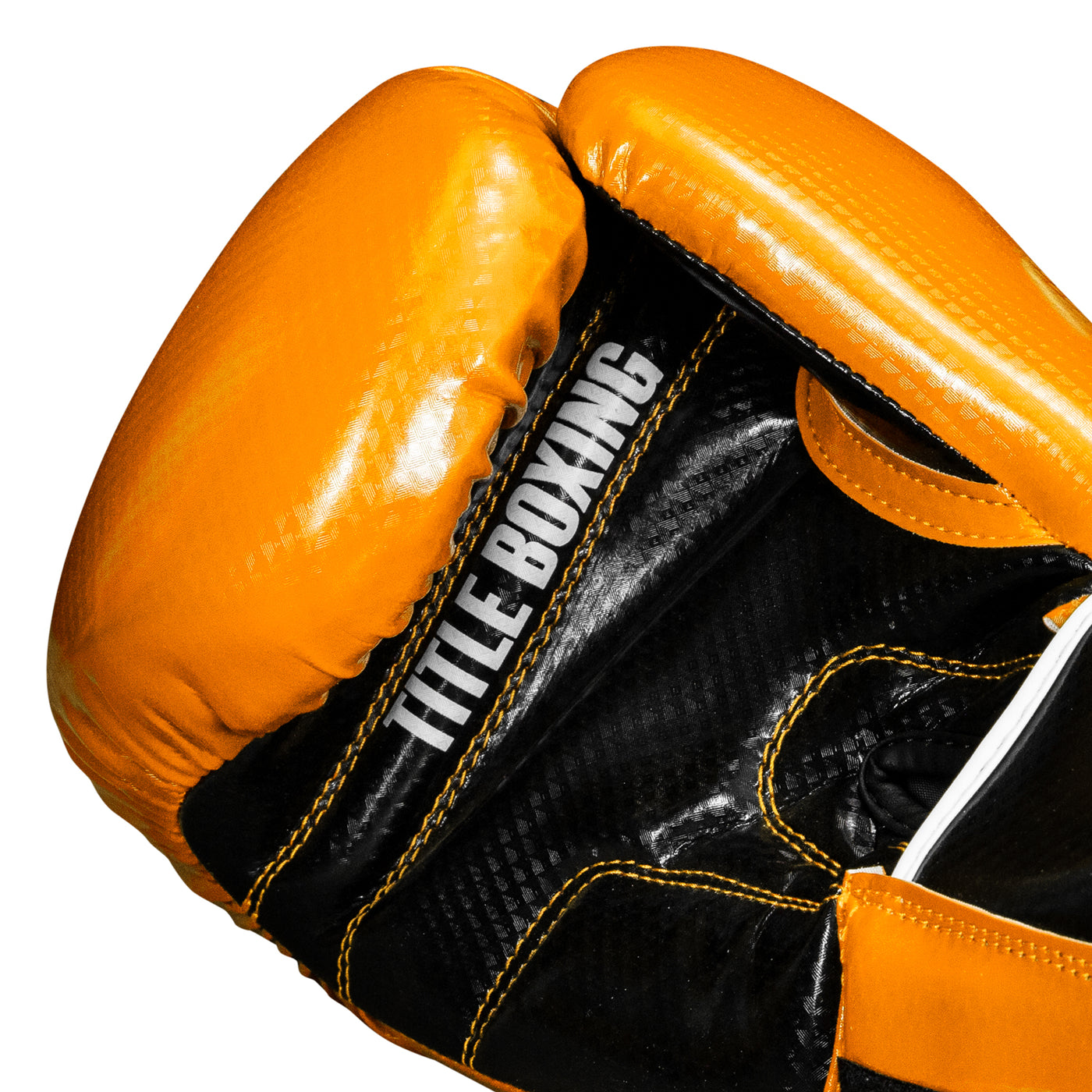variant:orange/black::TITLE Boxing Instinct Fitness Bag Gloves fifth view