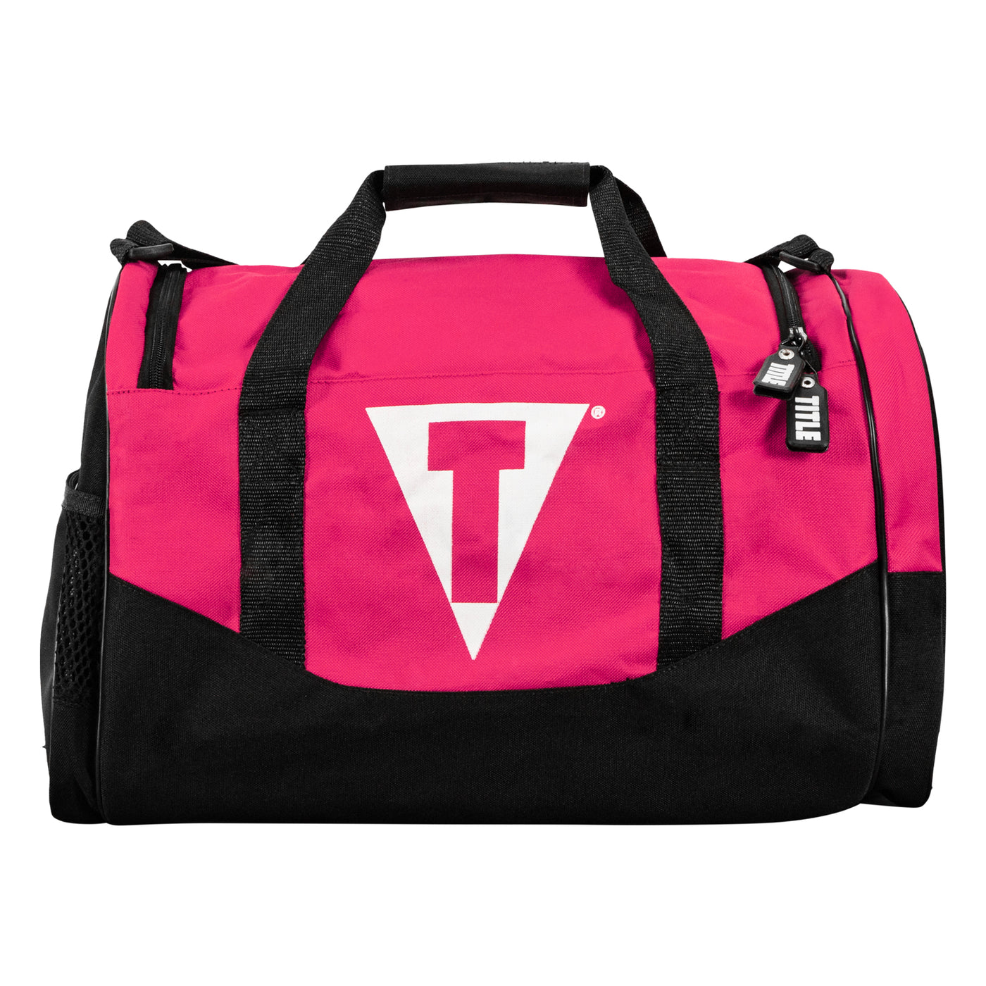 variant:pink::TITLE Boxing Individual Sport Bag t side
