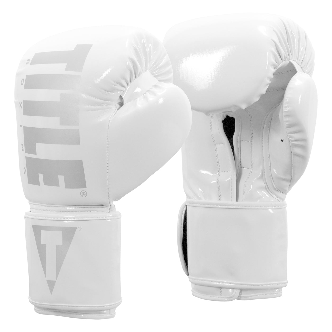 variant:White::TITLE Boxing Inferno Intensity Elastic Training Gloves side view