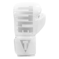 variant:White::TITLE Boxing Inferno Intensity Elastic Training Gloves front view