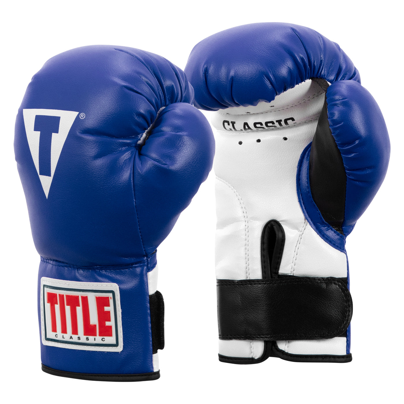 variant:blue/black/white::TITLE Classic Kid & Youth Boxing Gloves 2.0 second view