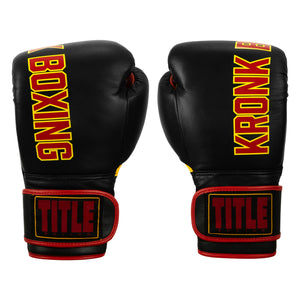 boxing gym gear KRONK Boxing Gym Leather Bag Boxing Gloves