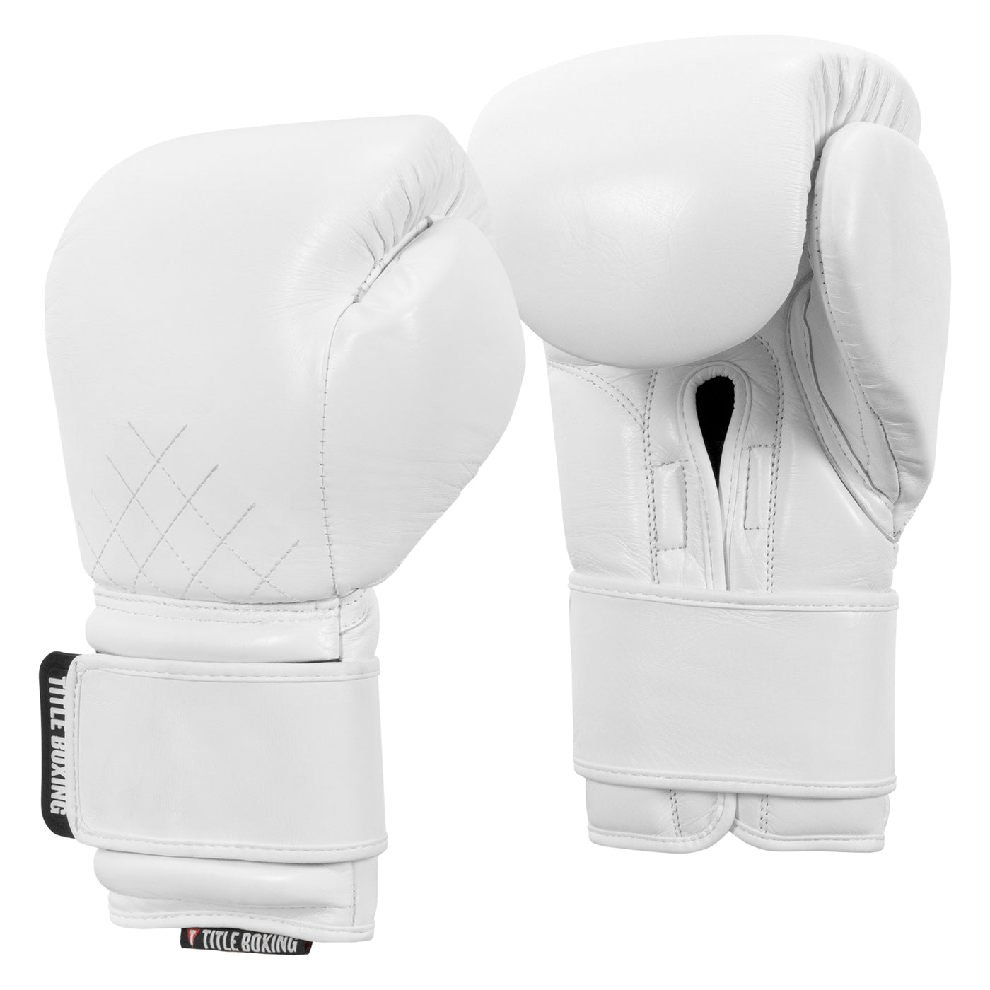 variant:White::TITLE Boxing Ko-Vert Training Gloves side view