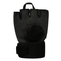 variant:black/gold::TITLE Boxing Defender Sublimated Glove Wraps