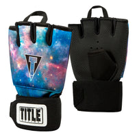 variant:black::TITLE Boxing Defender Sublimated Glove Wraps