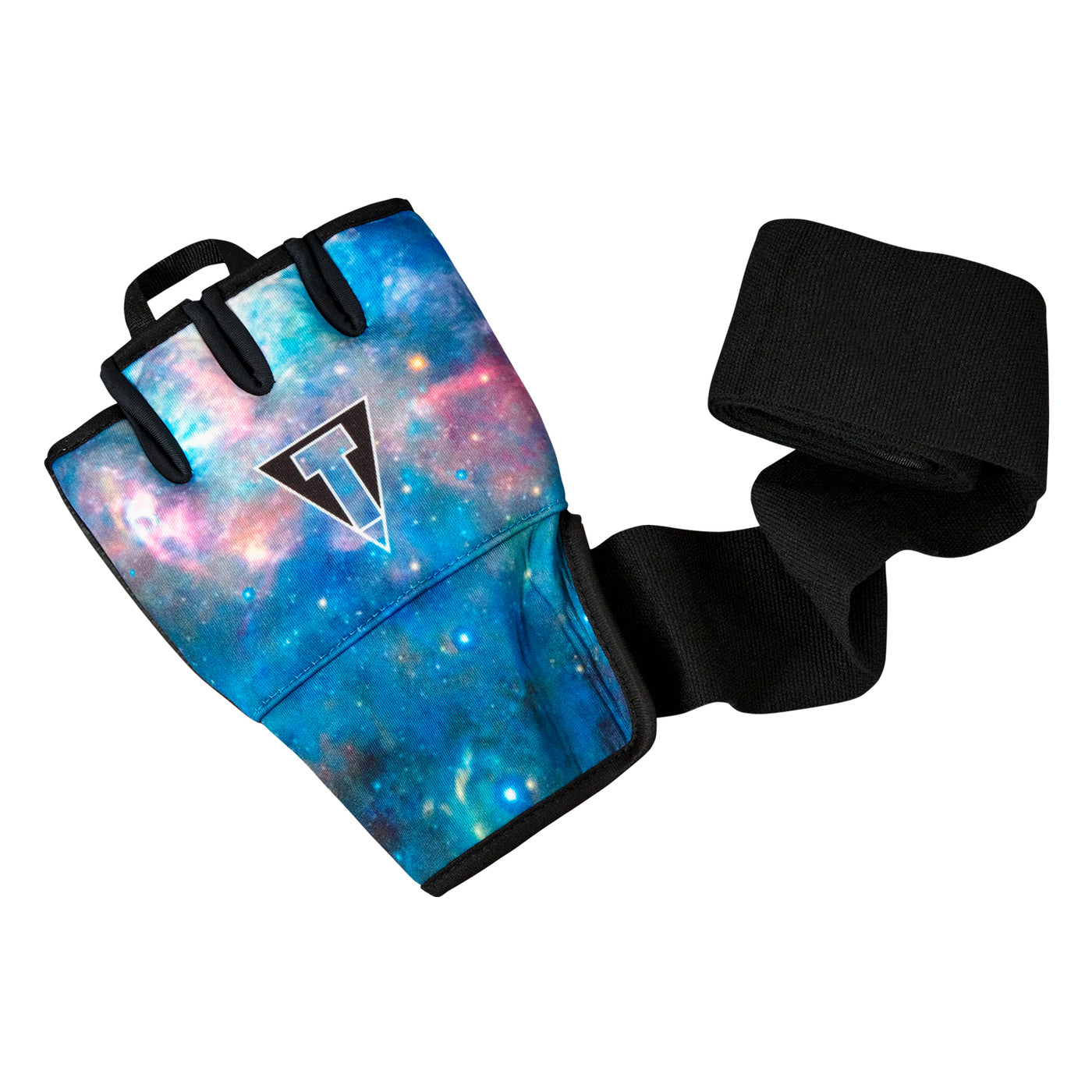 variant:black::TITLE Boxing Defender Sublimated Glove Wraps
