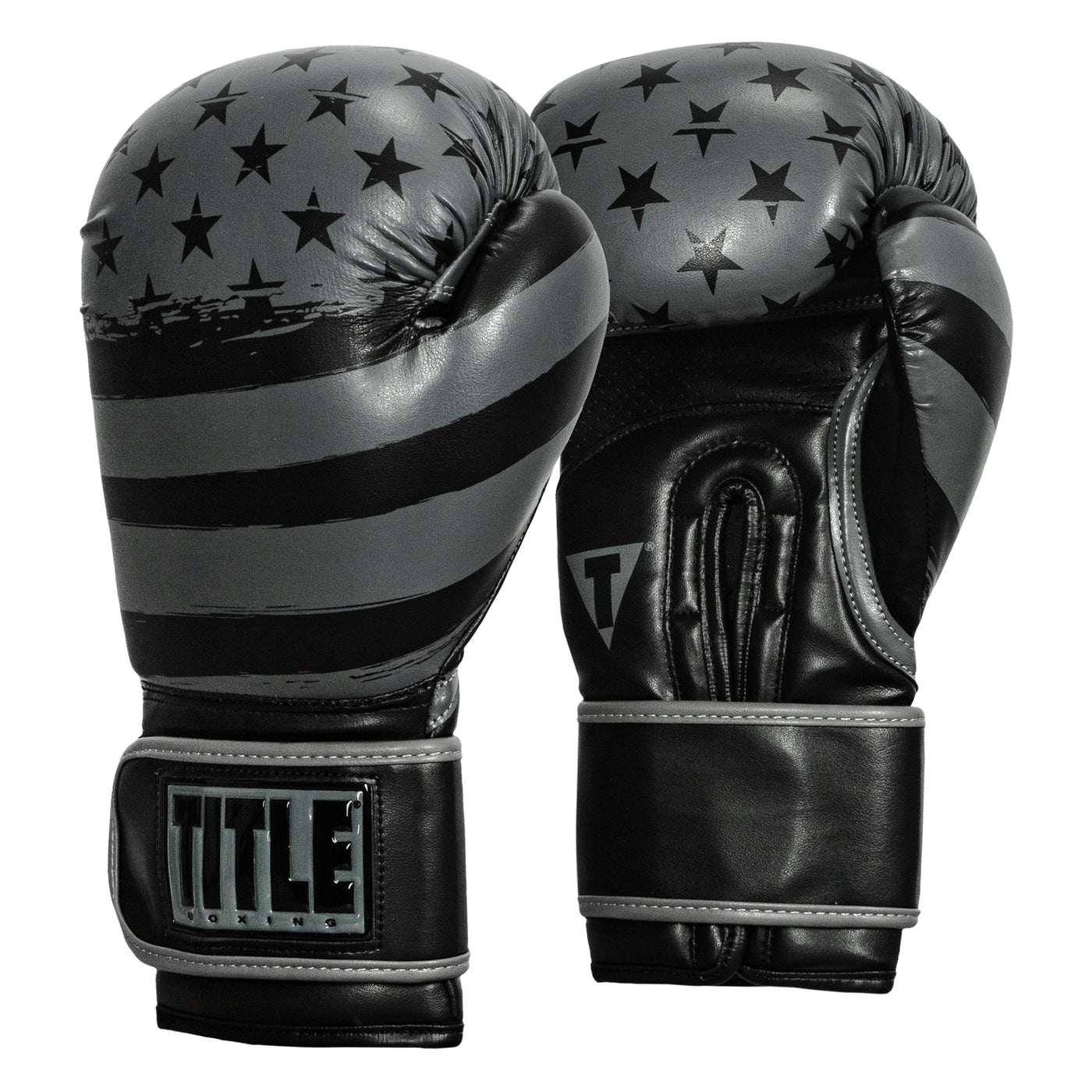 variant:black/grey::TITLE Boxing Liberty Bag Gloves side view