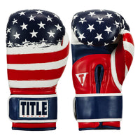 color:red/white/blue::TITLE Boxing Liberty Bag Gloves main view