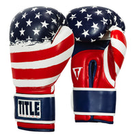 variant:red/white/blue::TITLE Boxing Liberty Bag Gloves side view