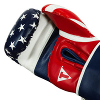 variant:red/white/blue::TITLE Boxing Liberty Bag Gloves palm view