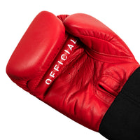 variant:red::TITLE Boxing Masters USA Boxing Competition Gloves - Elastic palm view