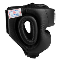 variant:black::TITLE Boxing USA Boxing Masters Competition Headgear side view