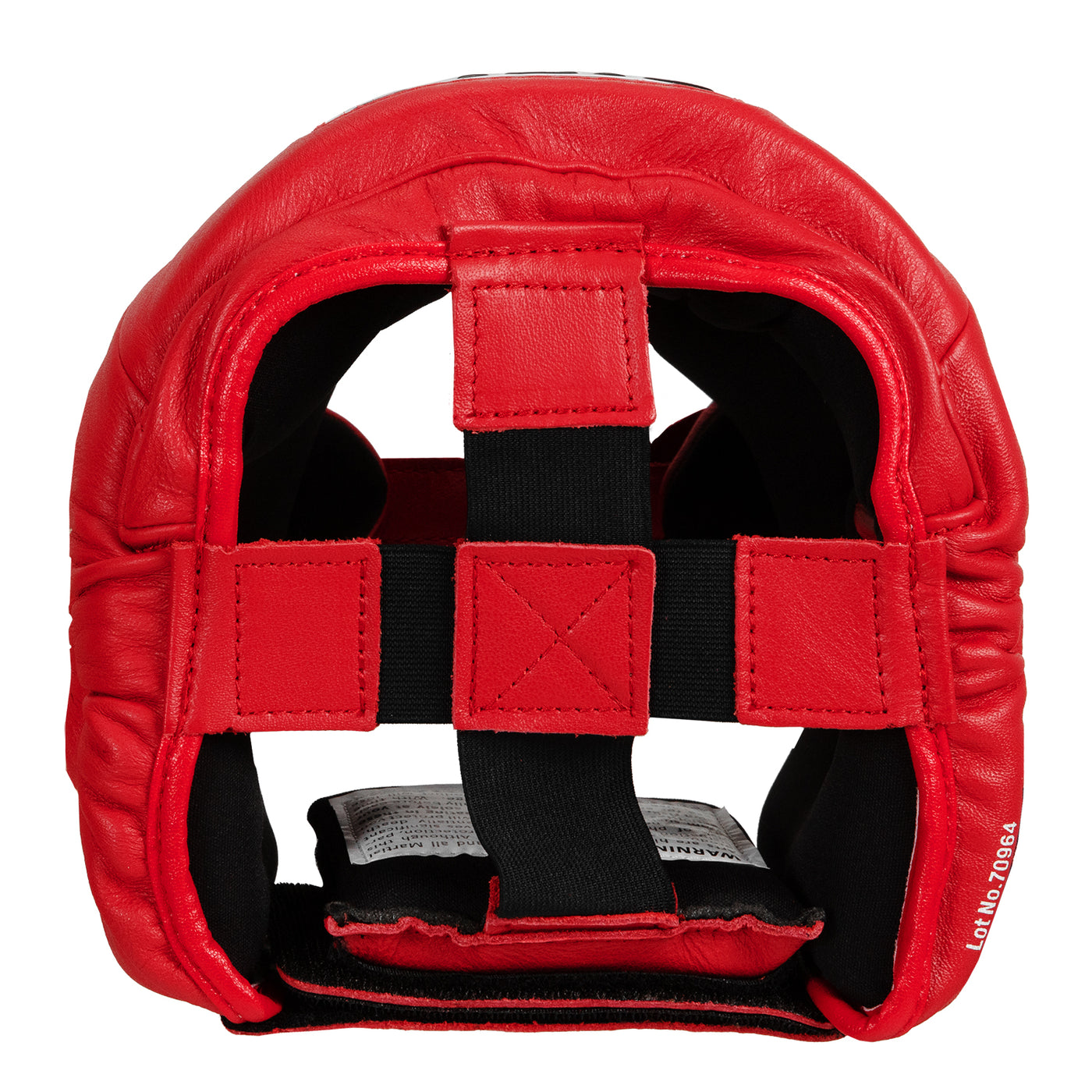 variant:red::TITLE Boxing USA Boxing Masters Competition Headgear top view