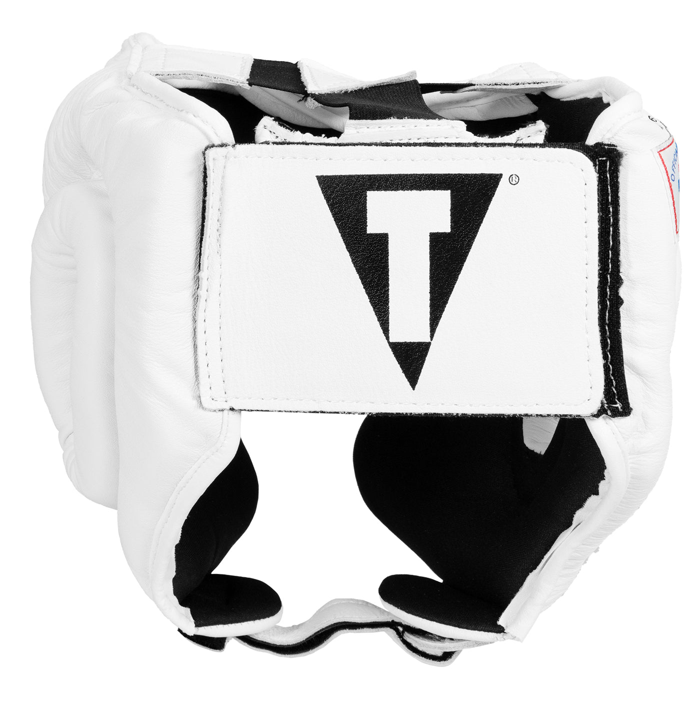 variant:white::TITLE Boxing USA Boxing Masters Competition Headgear back view