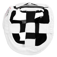 variant:white::TITLE Boxing USA Boxing Masters Competition Headgear top view