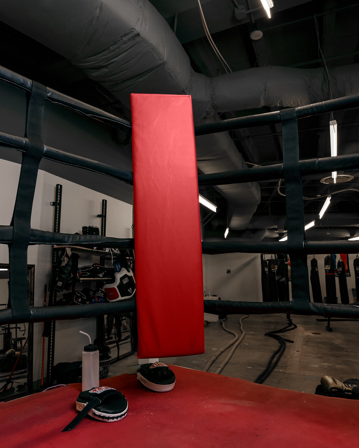 variant:Red::TITLE Boxing Blank Jumbo Corner Cushion V3.0 – Single in ring