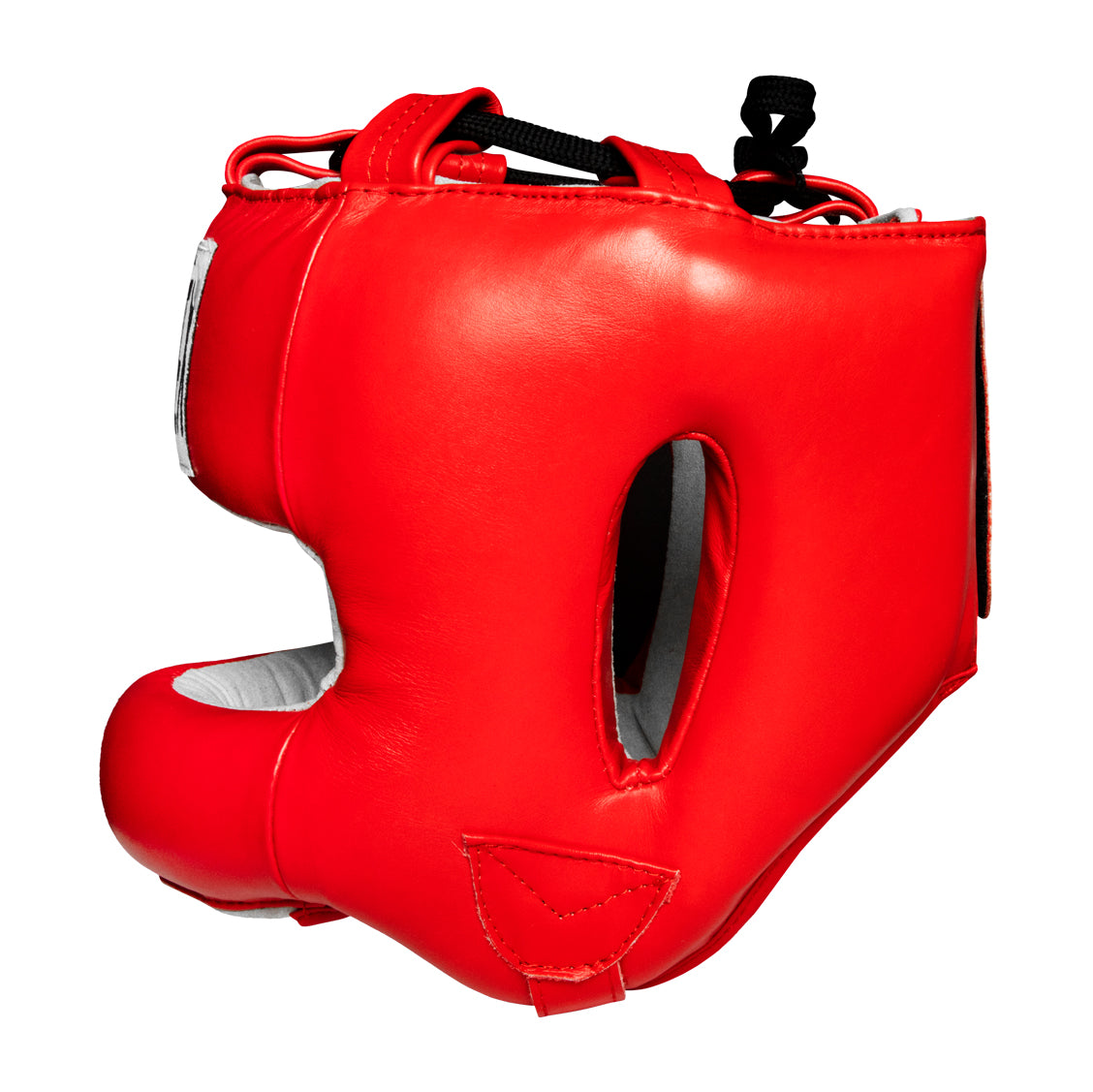 variant:Red::Pro Mex Pro Facesaver Headgear 3 side view