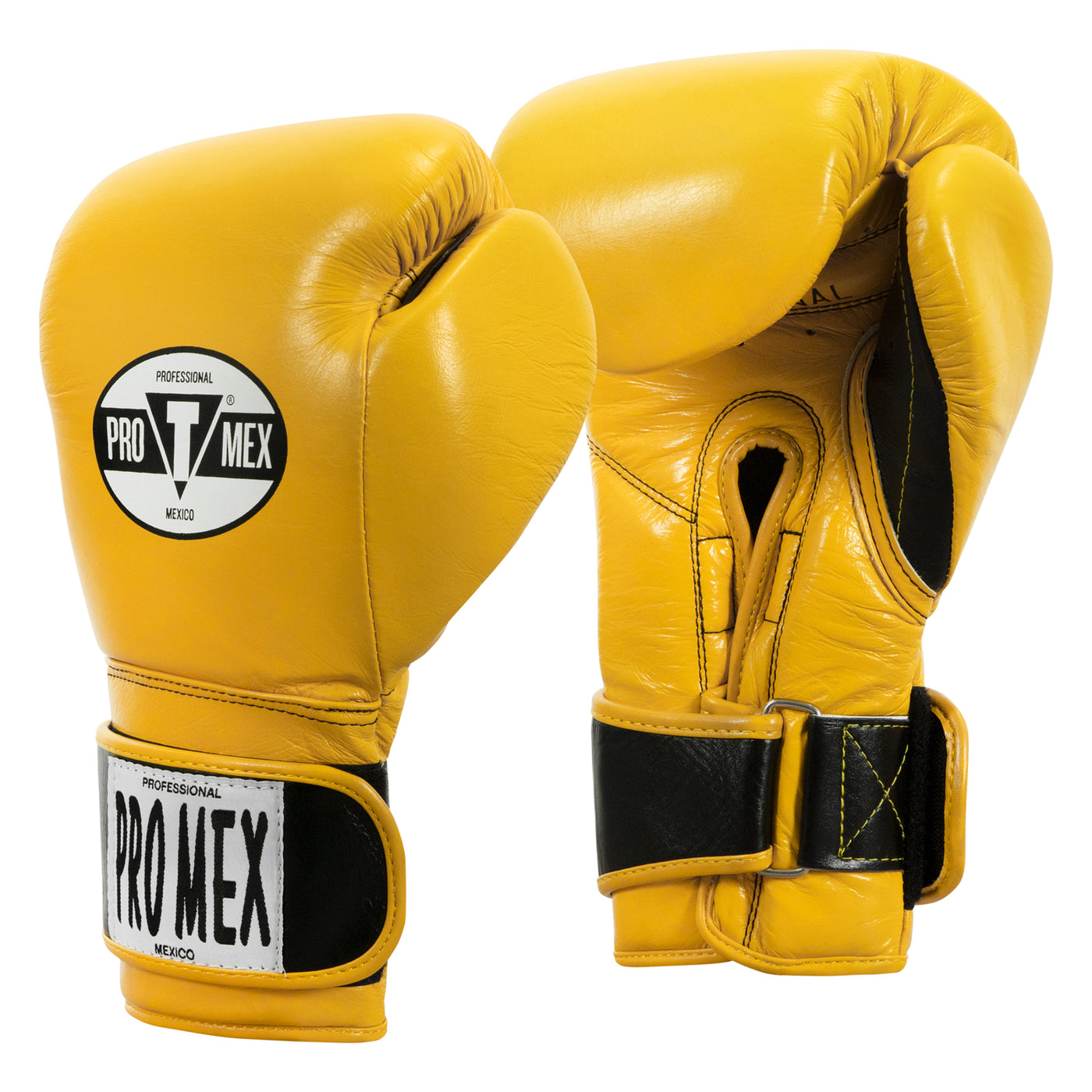 variant:Yellow::Pro Mex Professional Bag Gloves V3.0 side view
