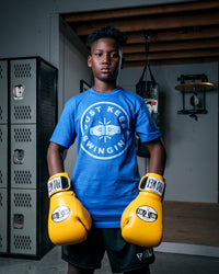 variant:Yellow::Pro Mex Professional Bag Gloves V3.0 boy in gloves