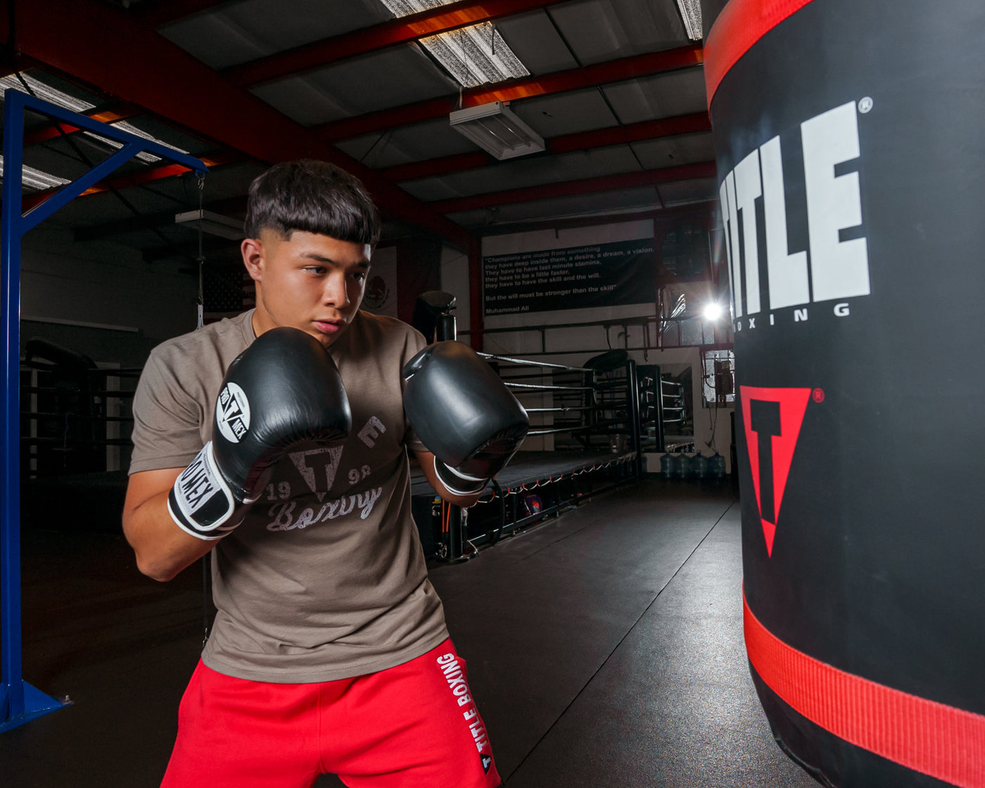 variant:black::Pro Mex Professional Training Gloves 3.0 kid hitting bag