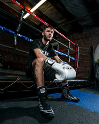 variant:white::Pro Mex Professional Training Gloves 3.0 guy shitting on ring