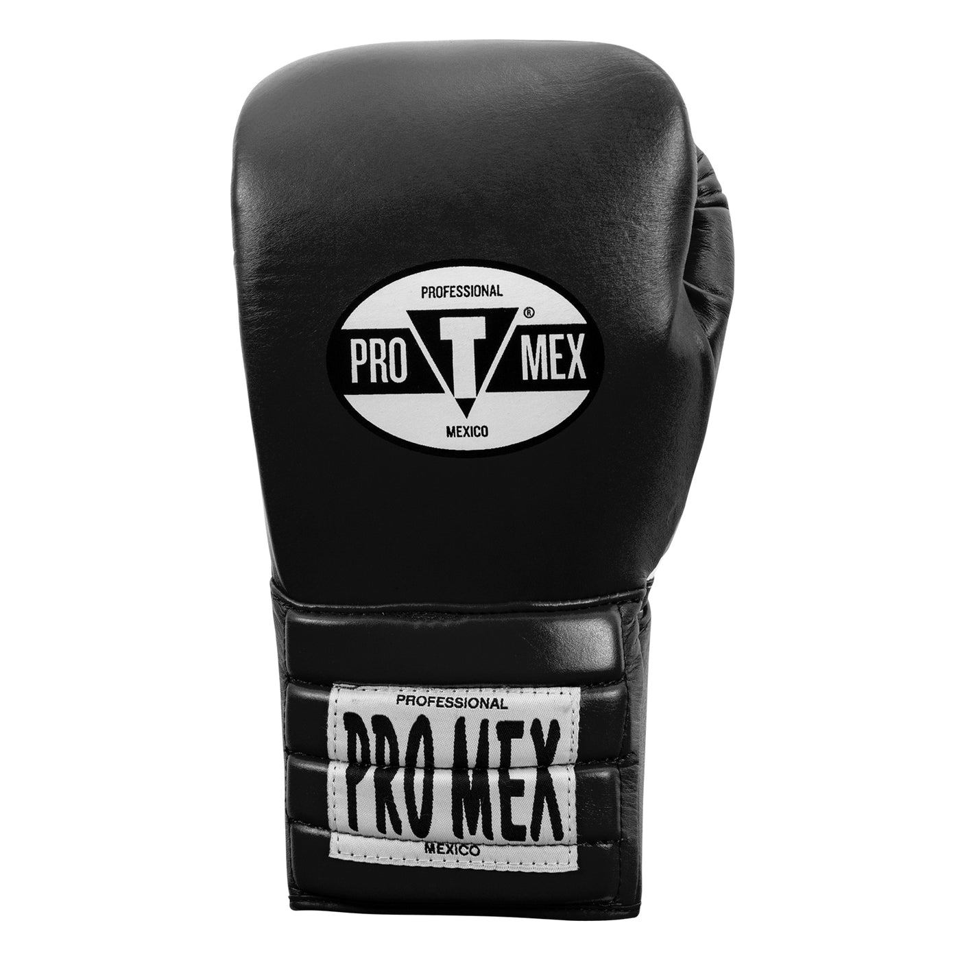 variant:Black/White::Pro Mex Professional Lace Sparring Gloves V3.0 front view